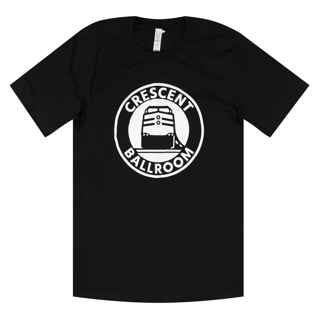 Crescent Ballroom New Merch Train Black T-Shirt 1 Crescent Ballroom New Merch Train Black T-Shirt
