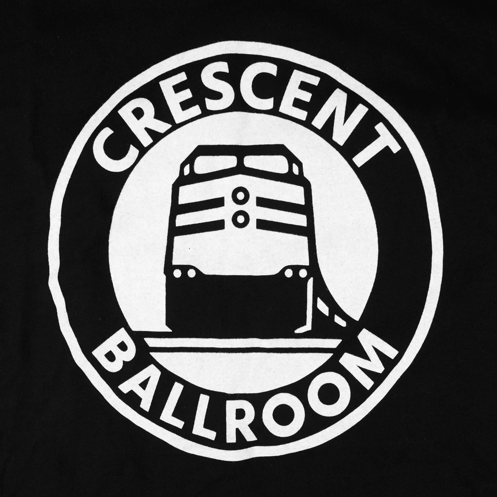 Crescent Ballroom New Merch Train Black T-Shirt 2 Crescent Ballroom New Merch Train Black T-Shirt